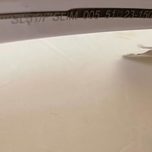 Saint Laurent Brown Gradient Lens Clear Gray Square Sunglasses New - Picture 6 of 6